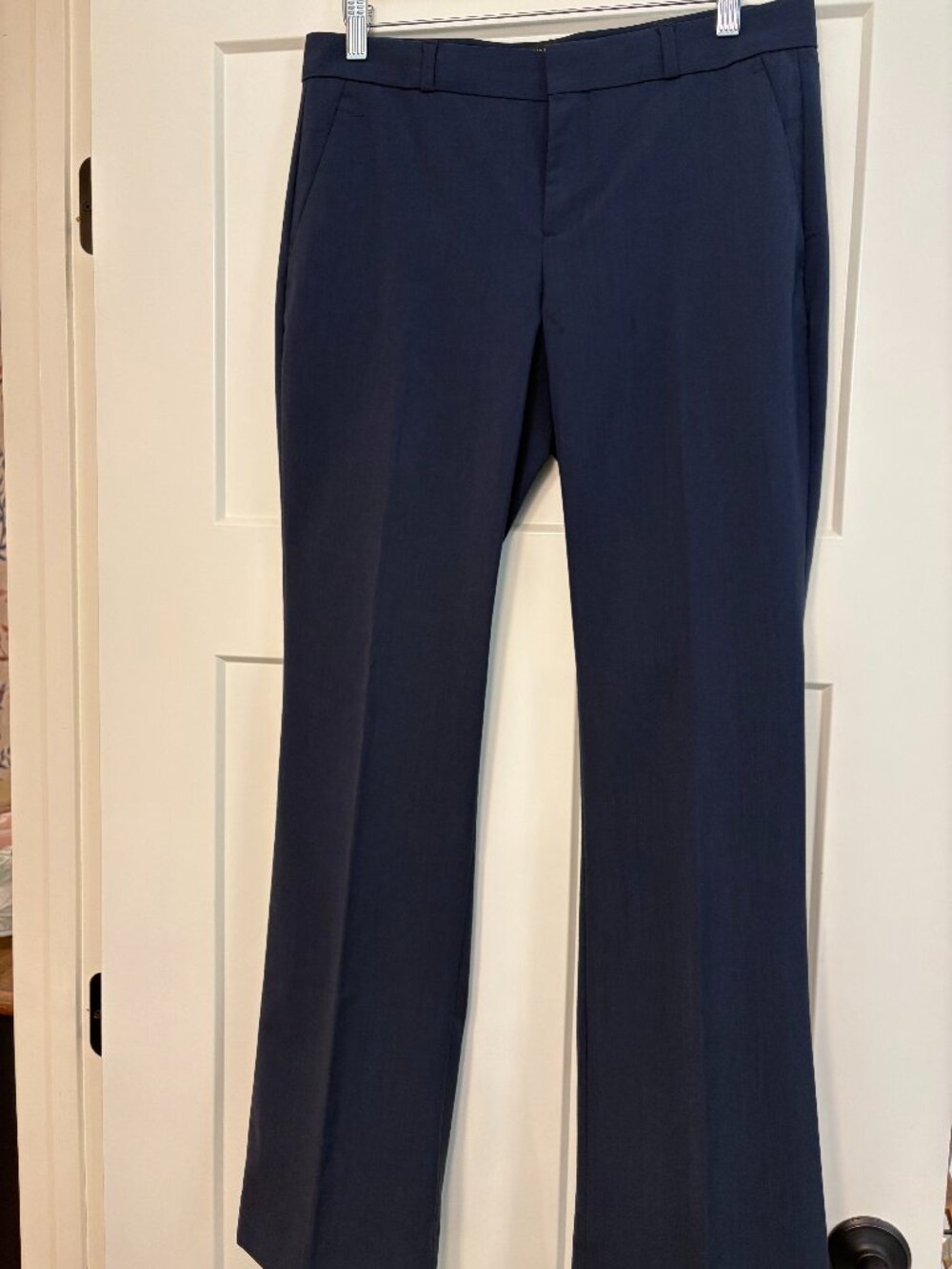 Banana Republic Logan washable wool trousers, navy blue, size 6P, NWOT